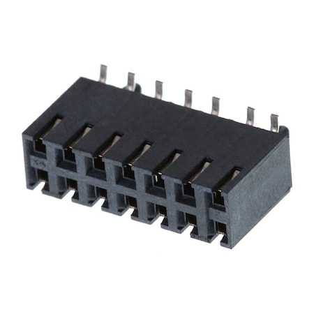 Molex Pin & Sleeve Receptacle, 2.5 A, 250V AC, Black 15-45-3514
